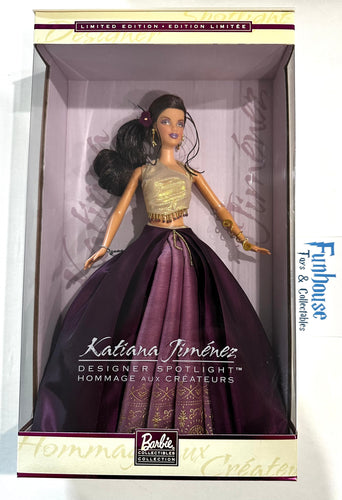 KATIANA JIMENEZ DESIGNER SPOTLIGHT BARBIE DOLL IN BOX 2002 Limited Edition