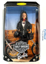 Harley Davidson Motorcycle Barbie 1998 Brunette Collector Doll NRFB