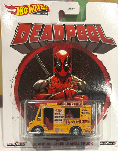 Hot wheels Premium Deadpool 2 Chimichanga Truck Real Riders