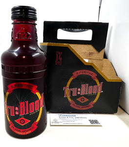 Tru Blood O Positive FULL BOTTLE NEW NEVER OPENED MOVIE PROP MERCH