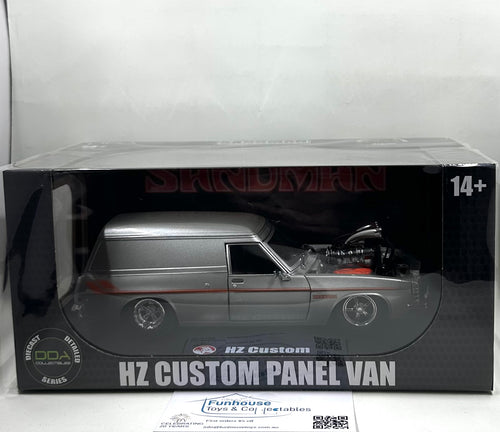 DDA ~ Holden HZ Sandman Panel Van Blown Slammed Silver 1:24Scale Model