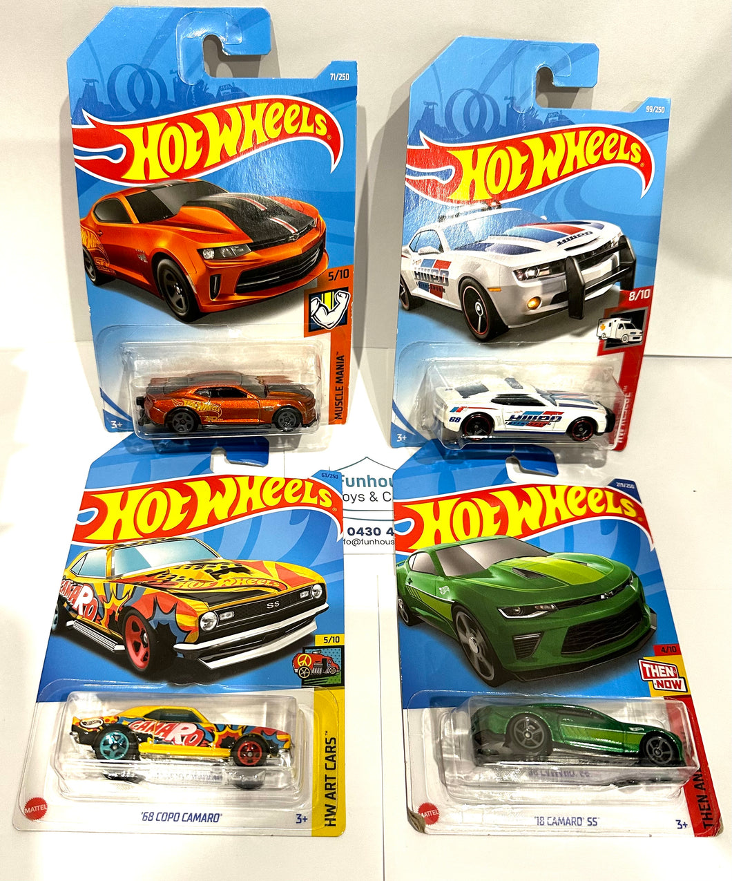 HOT WHEELS CAMARO ASSORTED CARS
