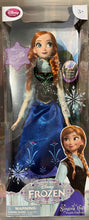 DISNEY STORE Frozen 2013 Anna 16" Singing Light-up Doll