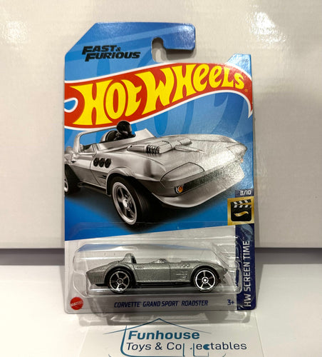 Hot Wheels 2023 FAST & FURIOUS Corvette Grand Sport Roadster 154/250 Long Card