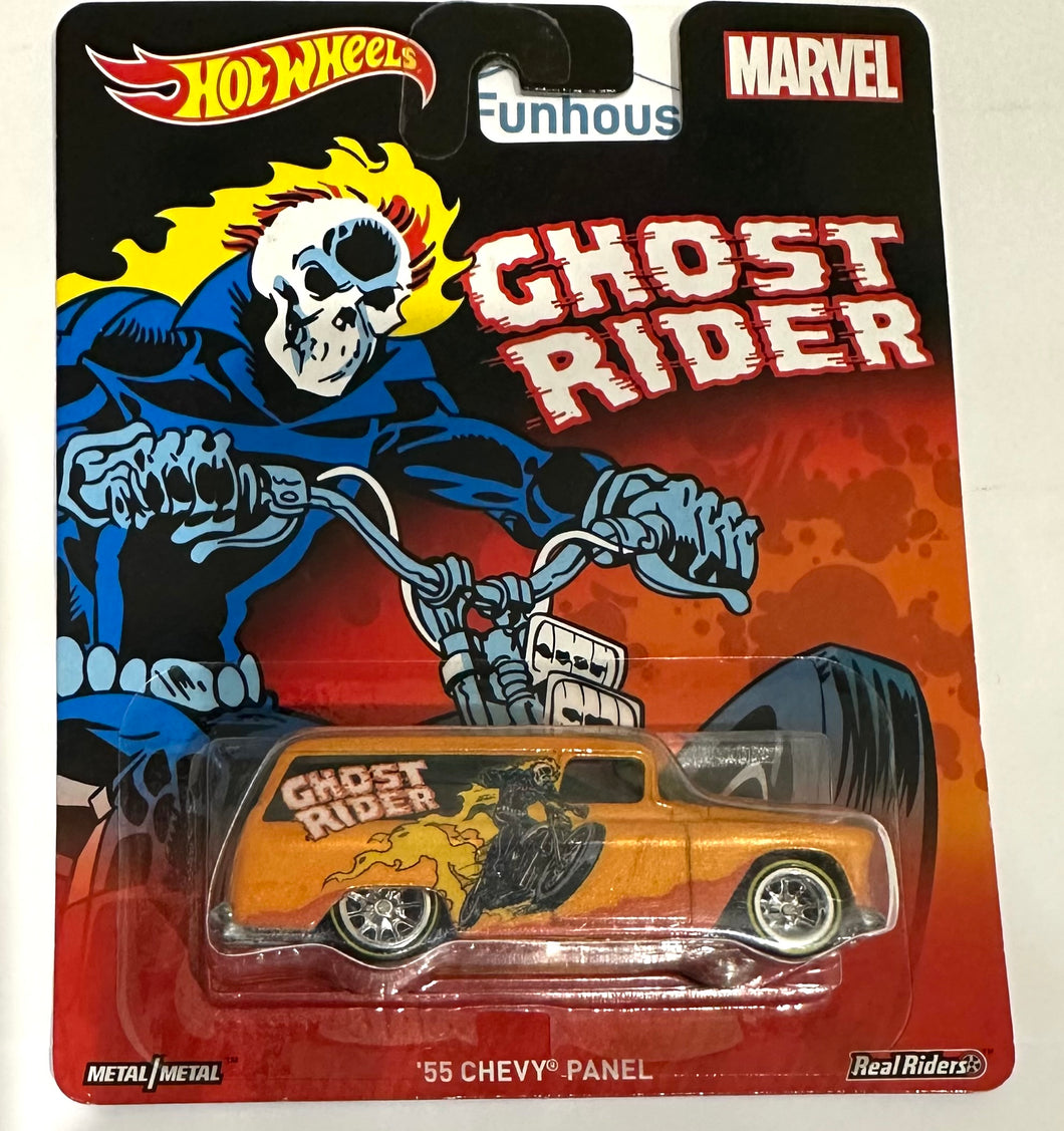 HOT WHEELS 2015 MARVEL GHOST RIDER ‘55 CHEVY PANEL VAN