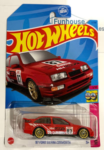 HOT WHEELS 2/250 - ‘87 Ford Sierra Cosworth Red 1/10 The 80s - Long Card 2023