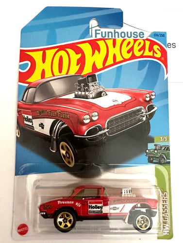 Hot Wheels Mainline - '62 Corvette Gasser HW Gassers 3/5 Red 174/250 2023
