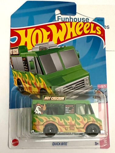 2023 HOT WHEELS 31/250 - 3/5 Quick Bite Green Sweet Rides - Long Card