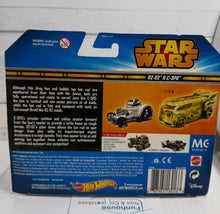 Hot Wheels Mattel 2 Car Set Weathered Star Wars, R2-D2 & C-3PO 1:64 GOLD KOMBI 2014