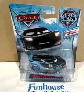 Disney Pixar Cars Ice Racers 1:55 Scale Diecast Vehicle LEWIS HAMILTON Mattel 2014 *