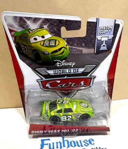 Disney Pixar Cars ~World of Cars ~ Piston Cup SHINY WAX NO. 82 Mattel 2013 *
