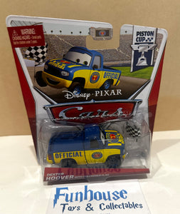 Disney Pixar Cars 2 Piston Cup ~Dexter Hoover Checkered Flag Diecast MATTEL 2012 *