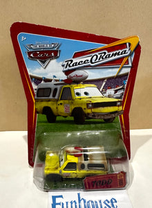 DISNEY PIXAR CARS RACE O'RAMA " TODD" PIZZA PLANET MATTEL *