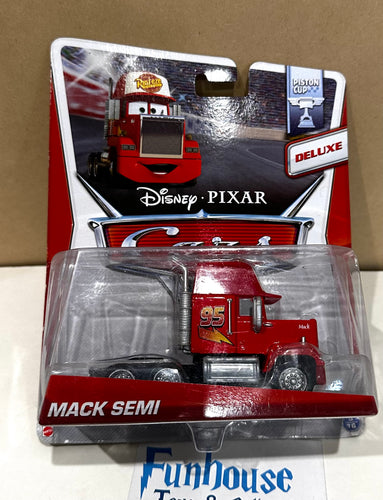 Disney Pixar Cars Deluxe Piston Cup MAC SEMI Mattel 2013 *