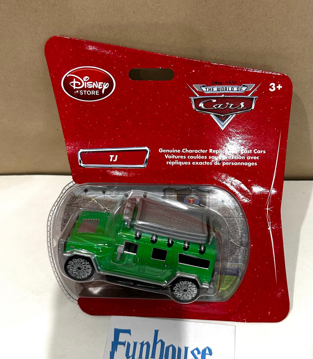 Disney Pixar Cars Disney Store Exclusive TJ HUMMER 1:43 Bubble package 2006 RARE *