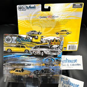 OZ Wheels Series 2 Twin set HQ 2 PACK SKID KING GTS + KINGSWOOD  set 1:64 Scale