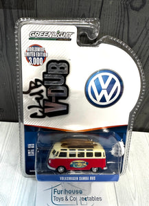 Greenlight - Volkswagen Type 2 SAMBA BUS 1:64 scale diecast HIGH TIDE SURF SHOP