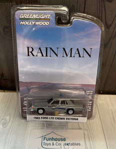 GREENLIGHT 1983 FORD LTD CROWN VICTORIA FROM THE MOVE RAIN MAN 1:64 SCALE (Copy)