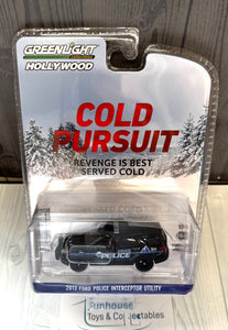 Greenlight Hollywood Series Cold Pursuit 2013 FORD POLICE INTERCEPTOR UTILITY 1:64 SCALE