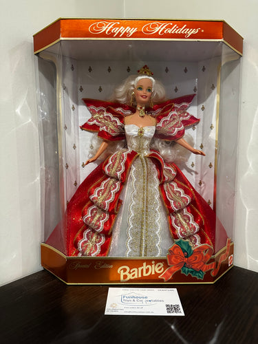 MATTEL ~ 1997 Happy Holidays Special Edition Christmas Barbie VINTAGE BLONDE