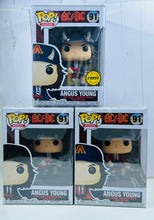 AC/DC - ANGUS YOUNG RED JACKET! CHASE! BLACK JACKET Pop Vinyl Figure #91 3 PACK