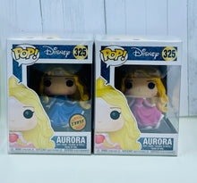 Aurora CHASE FUNKO Pop Vinyl! 325 BLUE DRESS  + AURORA Pink Dress Pop Vinyl #325