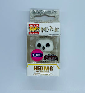 Hedwig (Flocked) Harry Potter Pocket pop Keychain Funko!
