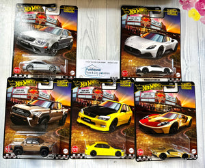 Hot Wheels Premium Boulevard Set #126-130 set of 5 New