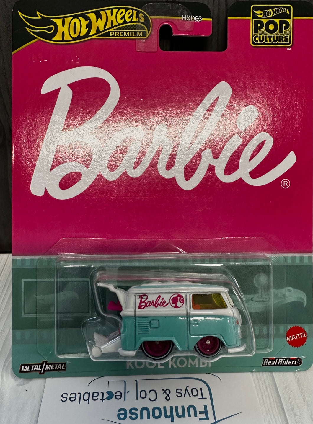 HOT WHEELS PREMIUM POP CULTURE - BARBIE KOOL KOMBI VW VOLKSWAGEN 2024
