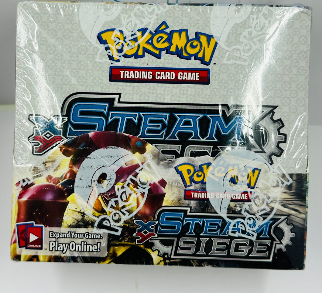 Pokemon TCG - XY Steam Siege Booster Box FACTORY SEALED Perfect Condition 2016