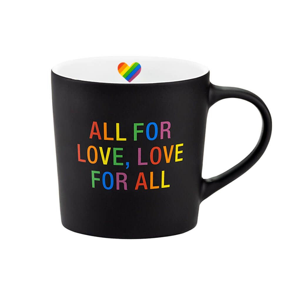 PRIDE MUG LARGE: ALL FOR LOVE (PRIDE)