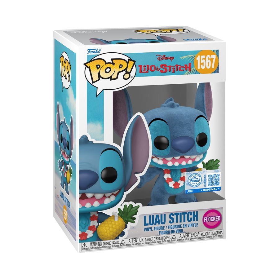 Lilo & Stitch - Luau Stitch US Exclusive Flocked Pop Vinyl! 1567