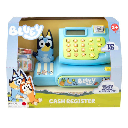 Bluey Cash Register with Shopping Groceries