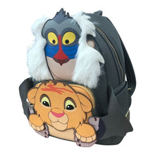 Lion King - Simba & Rafiki Cosplay 10" Faux Leather Mini Backpack