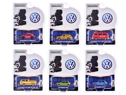 Greenlight Club Vee-Dub Series 19 - ASSORTED SET OF 6 VW