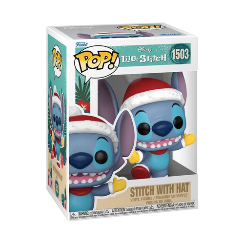 Lilo & Stitch - Stitch with Hat Holiday Pop Vinyl! 1503