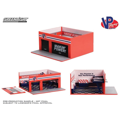 VP Racing Fuels Garage - Weekend Workshop - Mechanic's Corner Series 10 1:64