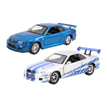Fast & Furious - Brian's Nissan Skyline GT-R Twin Pack 1:32 Scale ~2 Pack~