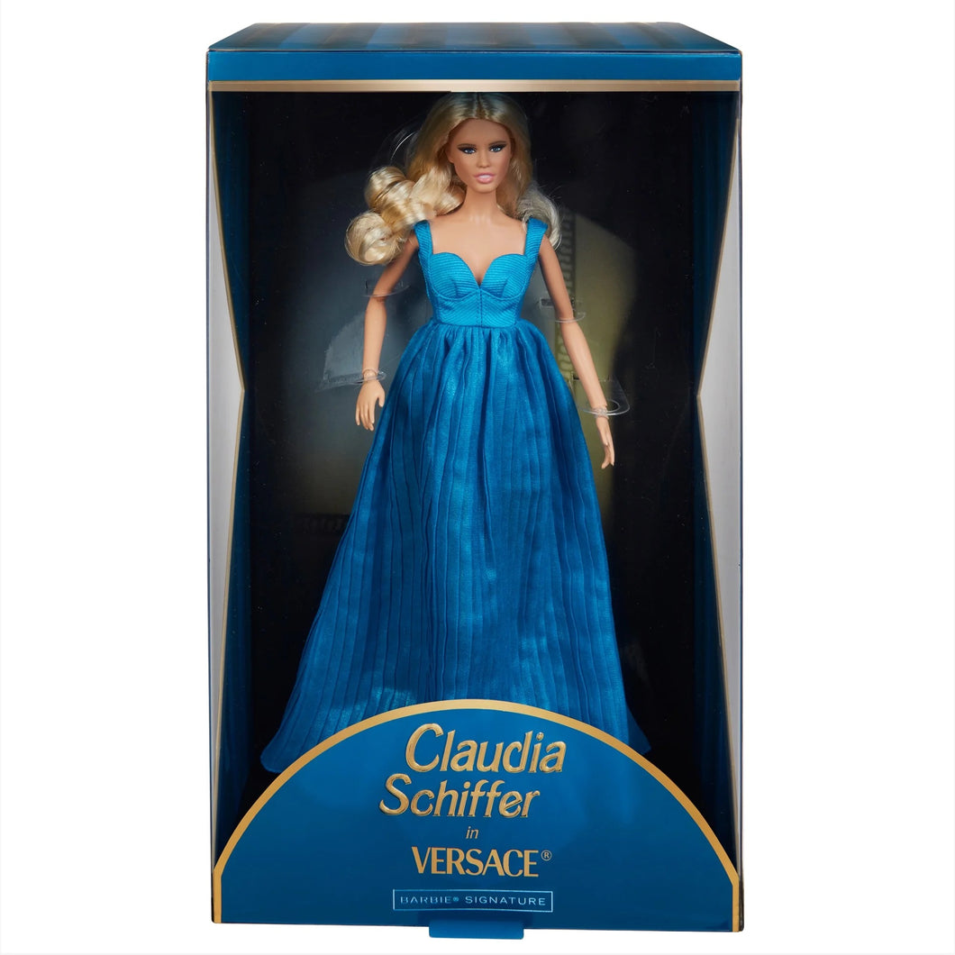 Barbie Supermodel Claudia Schiffer Doll in Versace Gown
