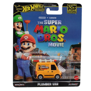 Hot Wheels 2024 Premium Pop Culture the Super Mario Bros Movie Plumber Van