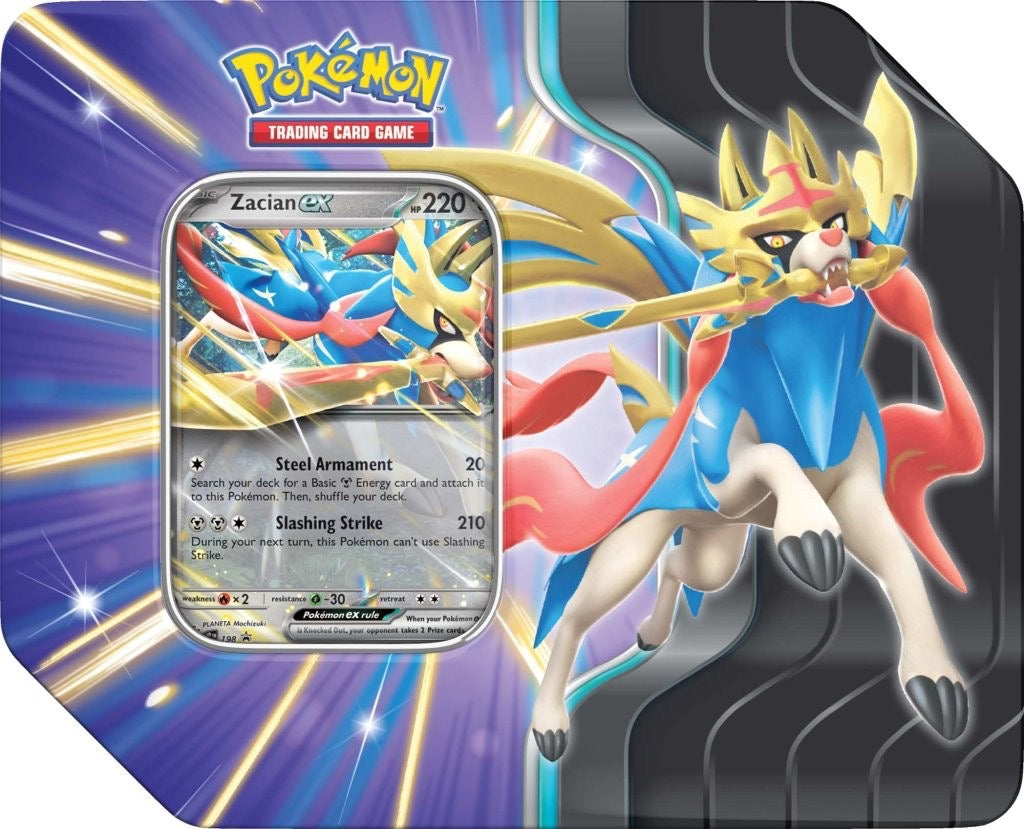 Pokémon TCG: Slashing Legends Tin ZACIAN