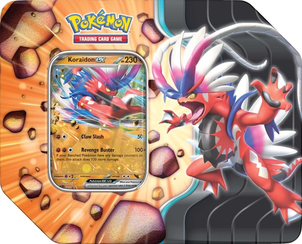 Pokémon TCG: Slashing Legends Tin Koraidon ex