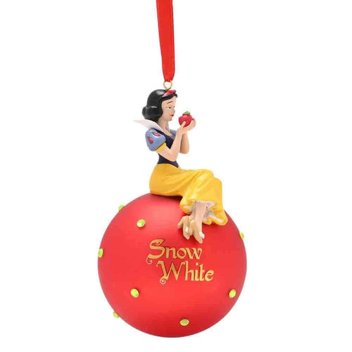 DISNEY CHRISTMAS: SNOW WHITE ON GLASS BAUBLE