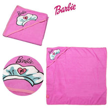 Barbie Embroidered Microfiber Hooded Towel 90 x 90