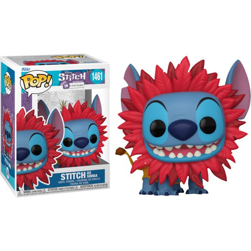 Disney: Stitch in Costume - Stitch as Simba Pop Vinyl! 1461