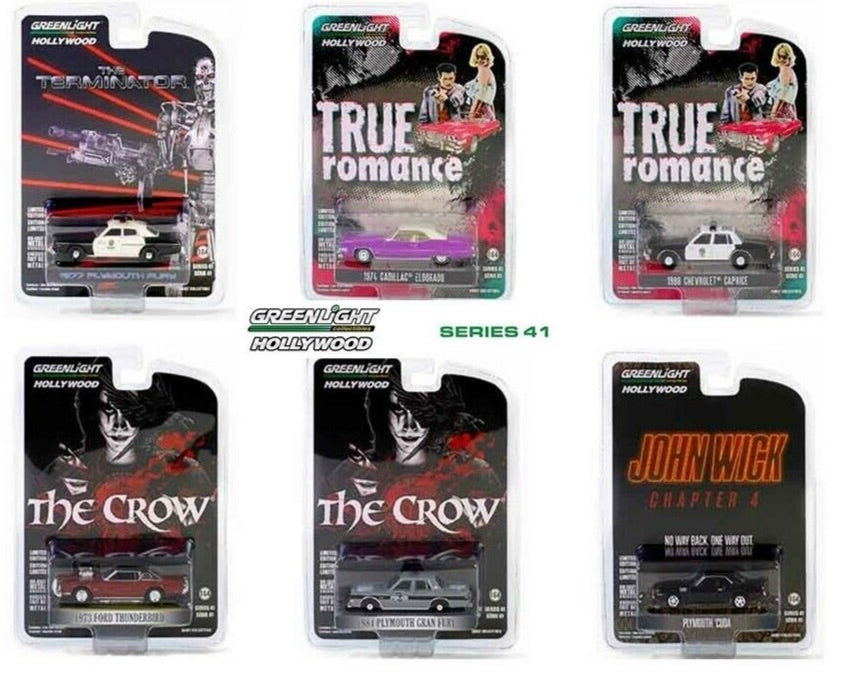 GREENLIGHT 1:64 2024 HOLLYWOOD SERIES 41 6PC SET