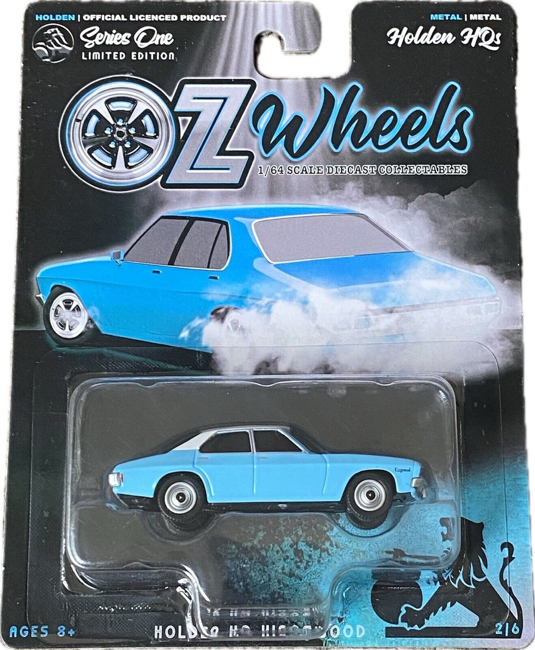 OZ WHEELS - HOLDEN 4 DOOR  HQ KINGSWOOD BLUE  - LIMITED EDITION SERIES 1 In stock