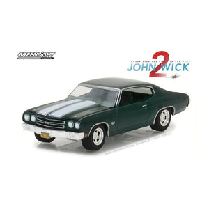 GREENLIGHT 1:64 2024 JOHN WICK 2 1970 CHEVROLET SS 396 MOVIE DIECAST