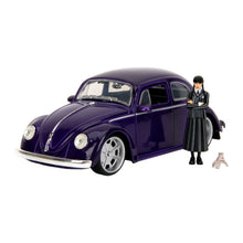 Wednesday (TV) - VW Beetle (with Wednesday) 1:24 Scale Diecast Vehicle