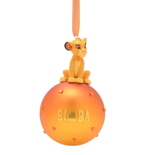 DISNEY CHRISTMAS: SIMBA ON GLASS BAUBLE